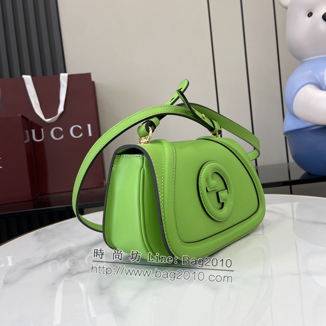 Gucci專櫃古馳最新款Blondie系列原廠皮迷你肩背包 jh2111型號：815700